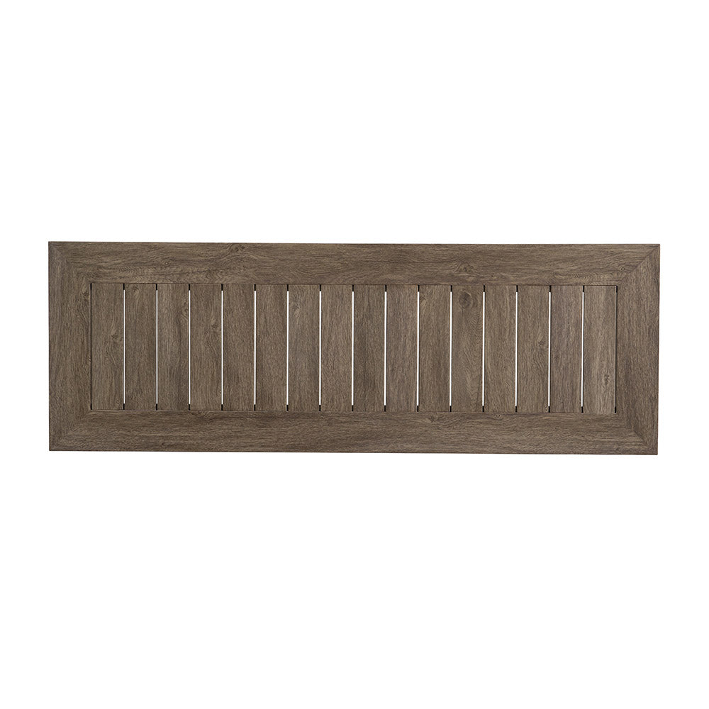 Lloyd Flanders Frontier Aluminum Outdoor 58" Rectangle Console Table