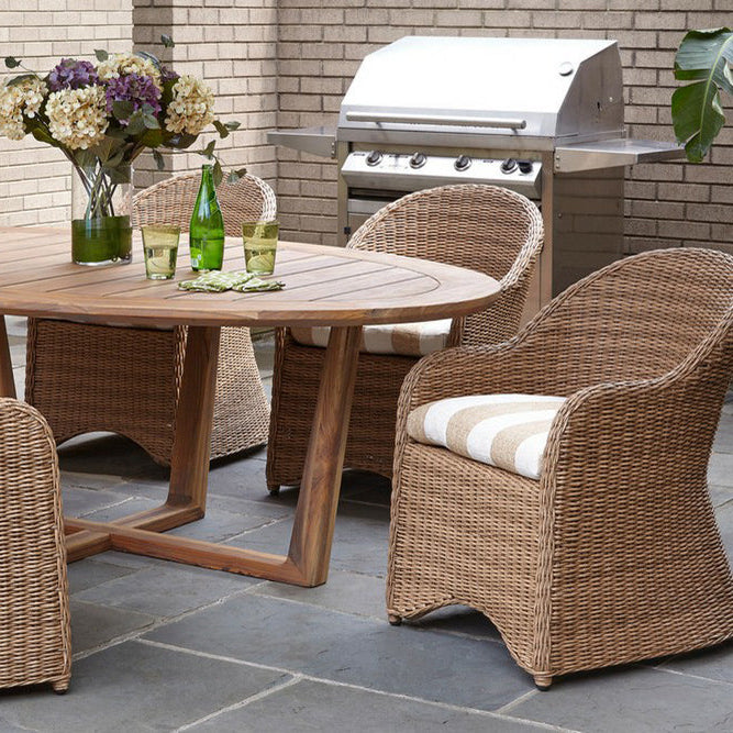 Replacement Cushions for Lloyd Flanders Tobago Dining Armchair