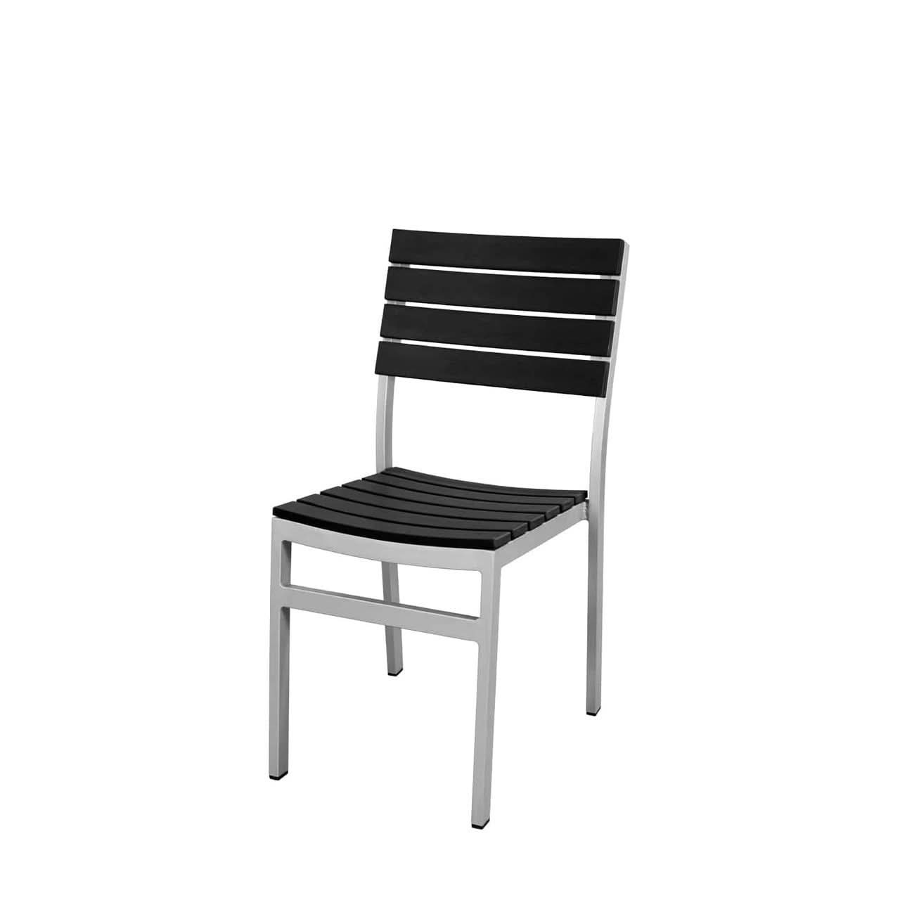 DecoScape Vienna Aluminum Outdoor Dining Side Armless Chair