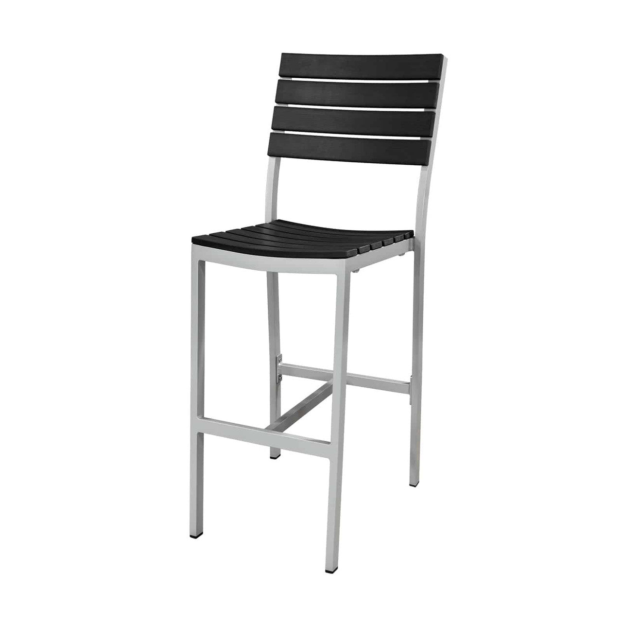 DecoScape Vienna Aluminum Outdoor Bar Side Armless Chair