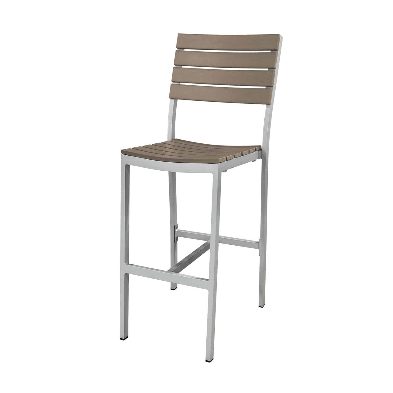 DecoScape Vienna Aluminum Outdoor Bar Side Armless Chair