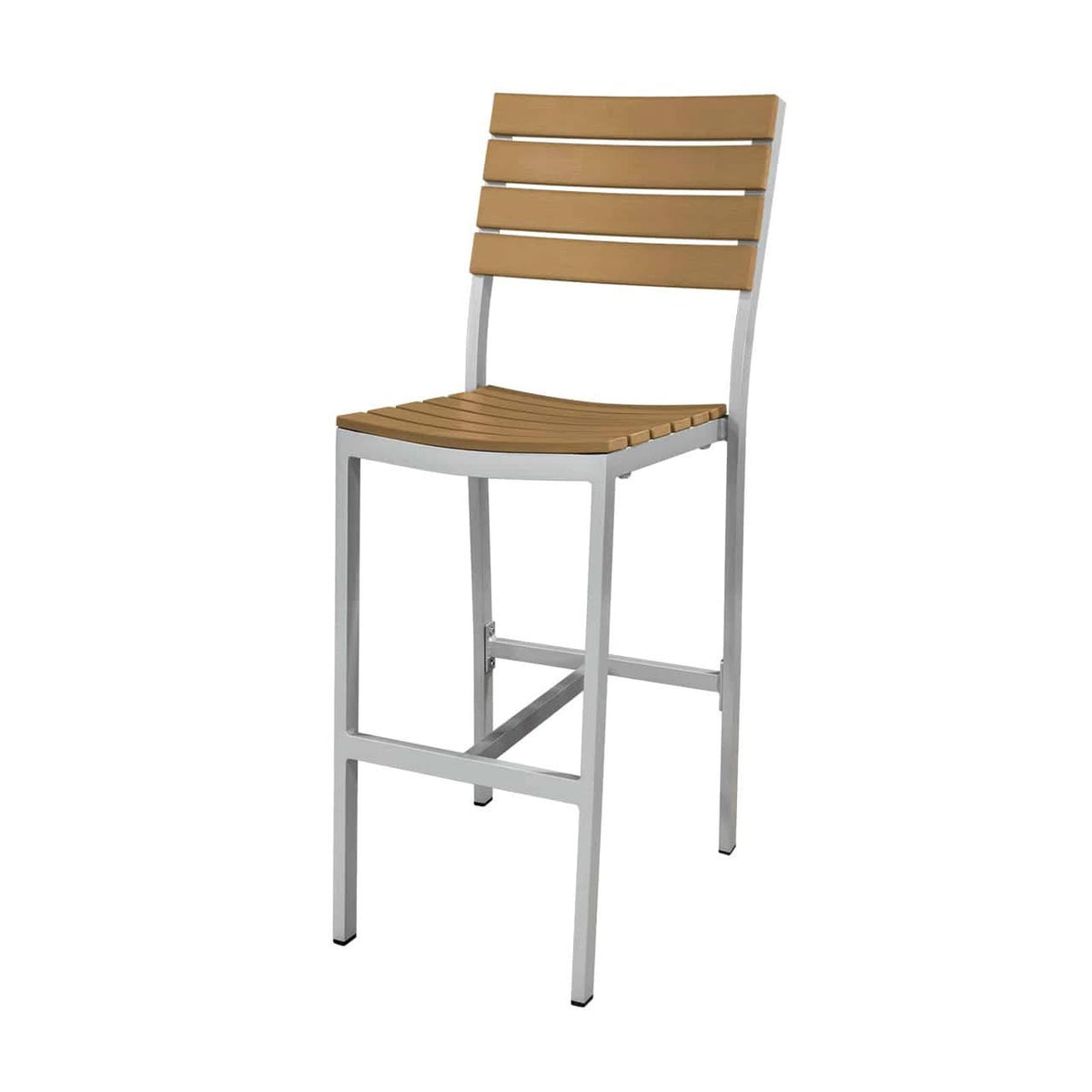 DecoScape Vienna Aluminum Outdoor Bar Side Armless Chair