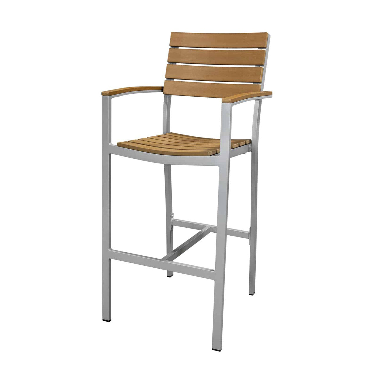 DecoScape Vienna Aluminum Outdoor Bar Arm Chair