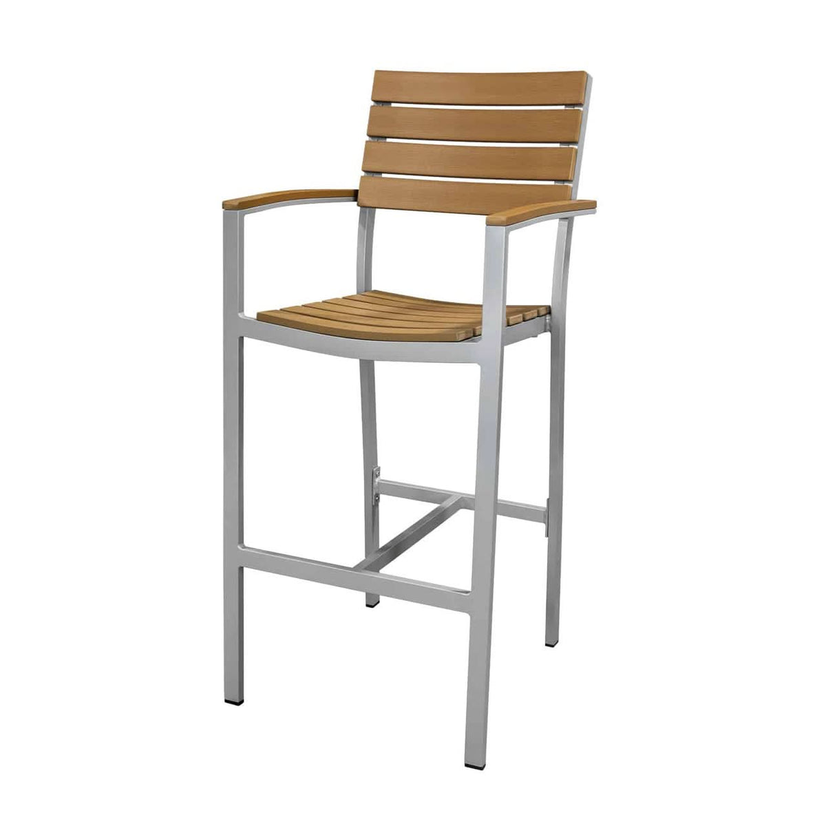 DecoScape Vienna Aluminum Outdoor Bar Arm Chair