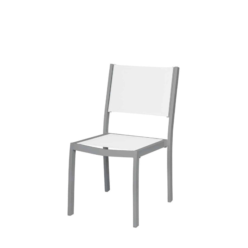 DecoScape Fusion Aluminum Sling Outdoor Dining Side Chair
