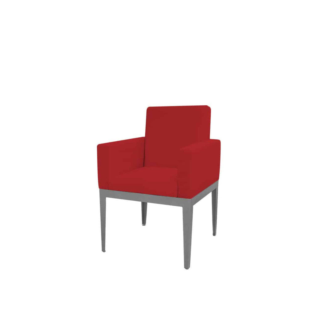DecoScape South Beach Aluminum Outdoor Dining Arm Chair