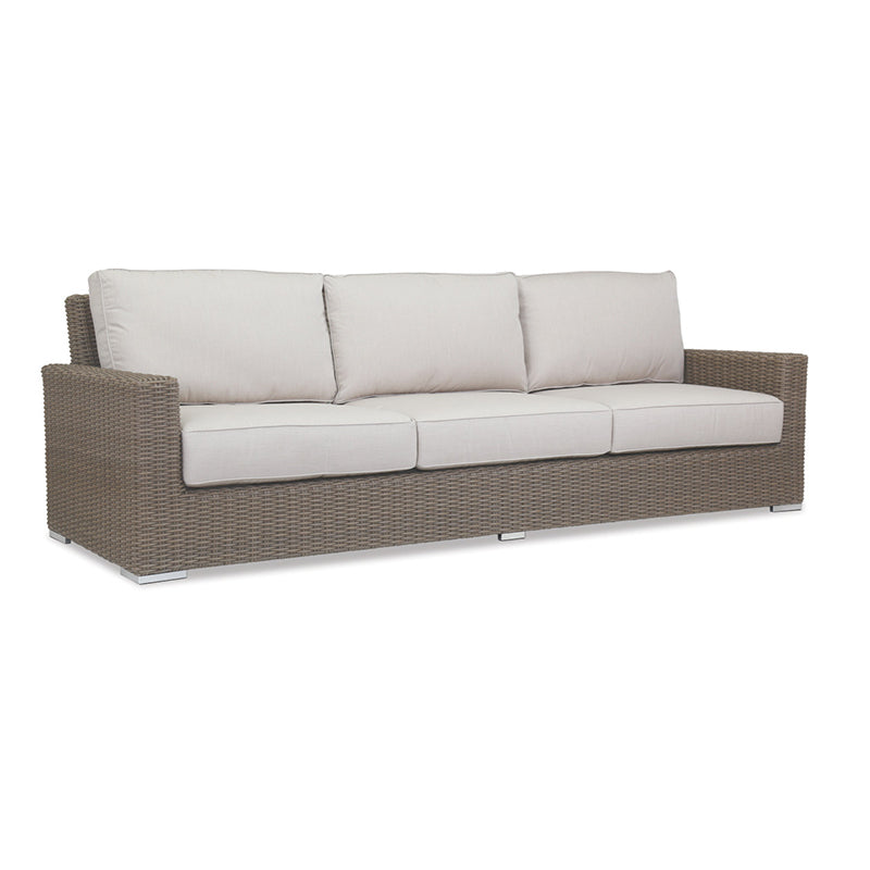 Sunset West Coronado Wicker Outdoor Sofa With Cushions