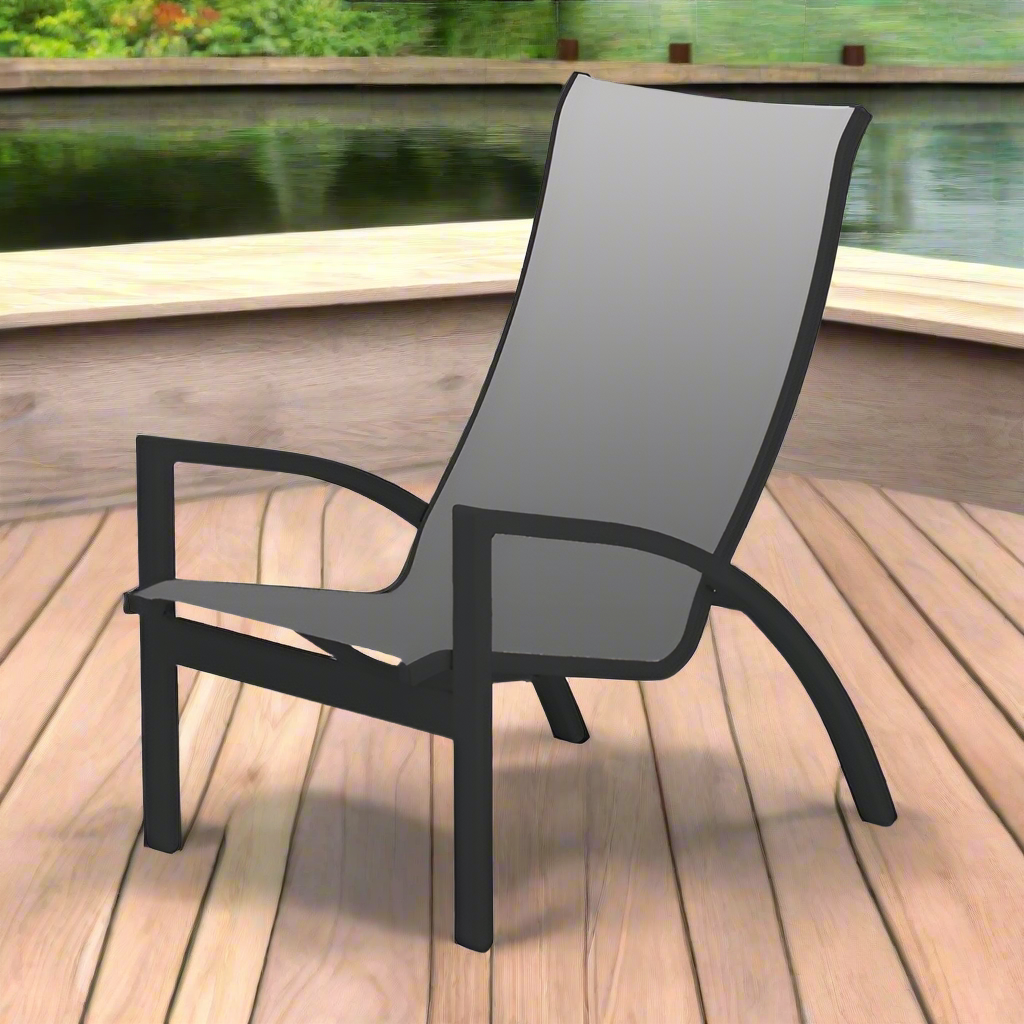 Telescope Casual Kendall Sling Stacking Chat Height Chair