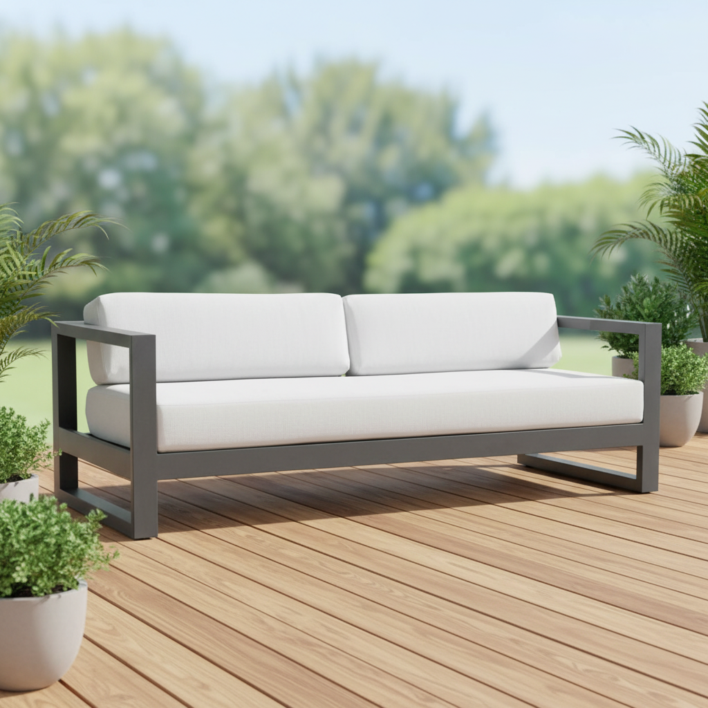 Sunset West Redondo Aluminum Outdoor Sofa