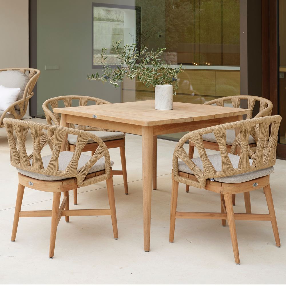 Skyline Design Krabi 5-Piece Square Dining Set