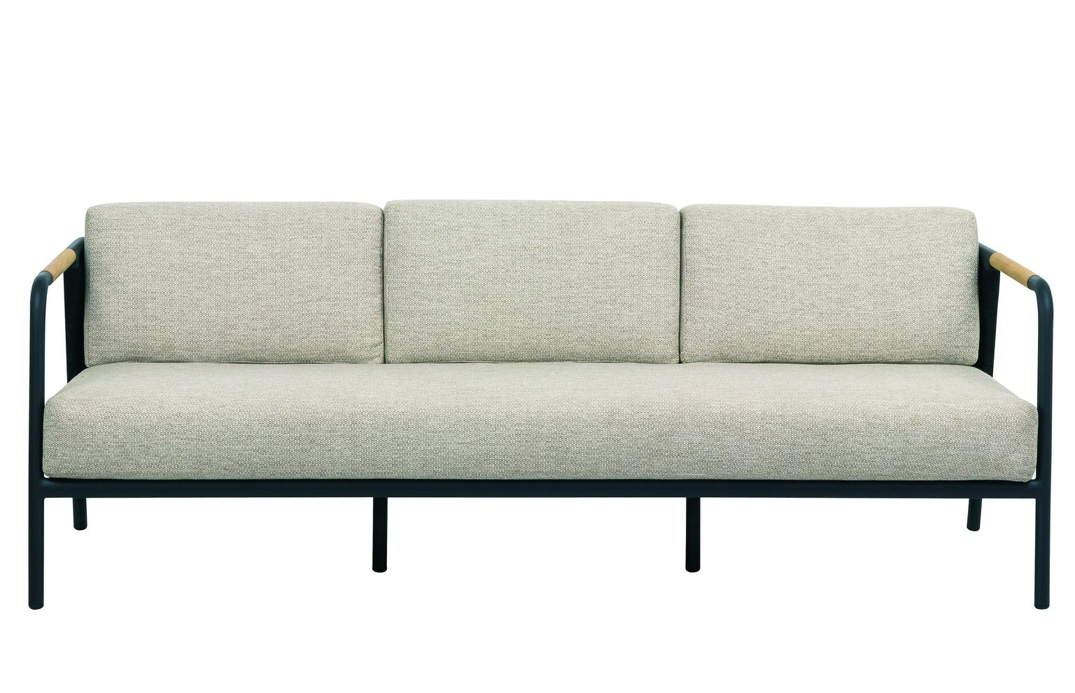 Alfresco Home Elle Belt 79" Deep Seating  Sofa with Cushion
