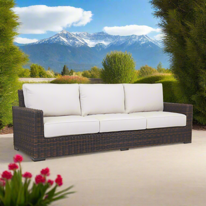 Sunset West Montecito Wicker Outdoor Sofa