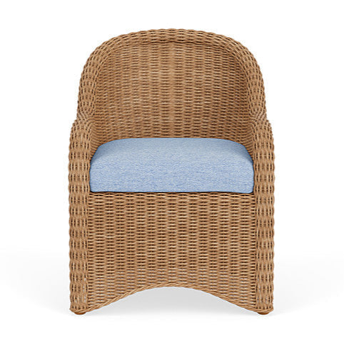 Lloyd Flanders Tobago Woven Vinyl Outdoor Dining Armchair