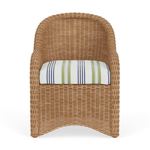 Lloyd Flanders Tobago Woven Vinyl Outdoor Dining Armchair