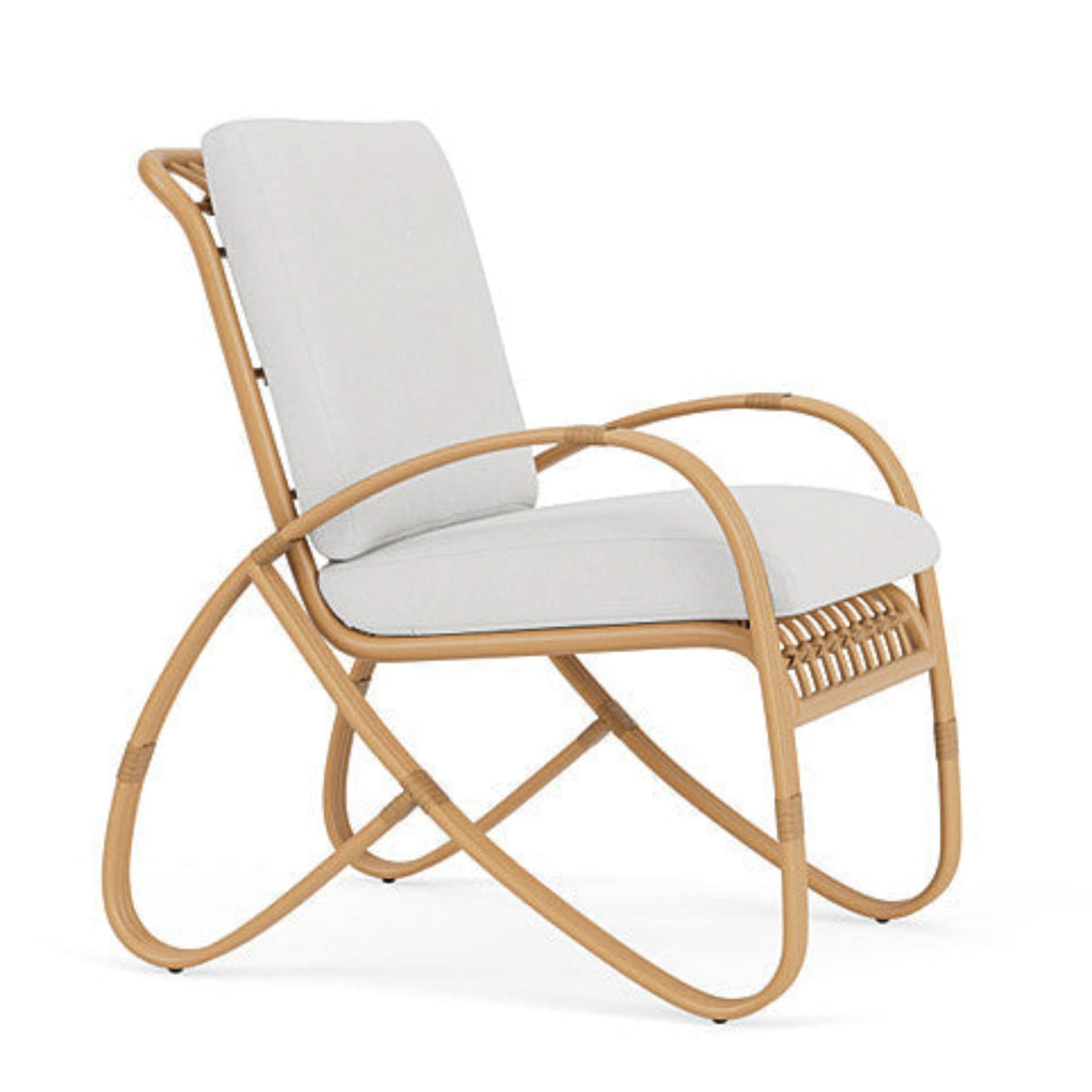 Lloyd Flanders Riviera Aluminum Outdoor Dining Armchair