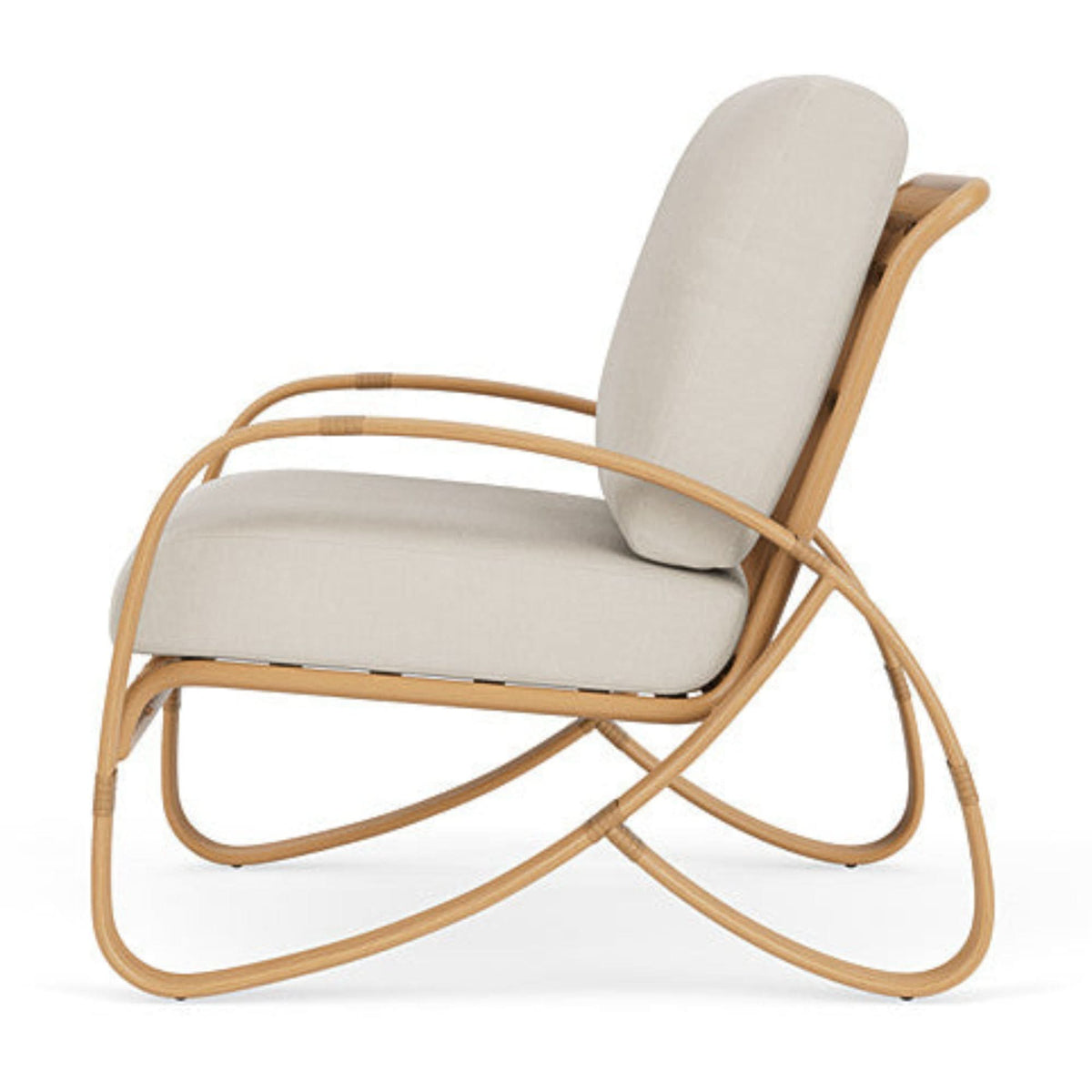 Lloyd Flanders Riviera Wicker Outdoor Lounge Chair