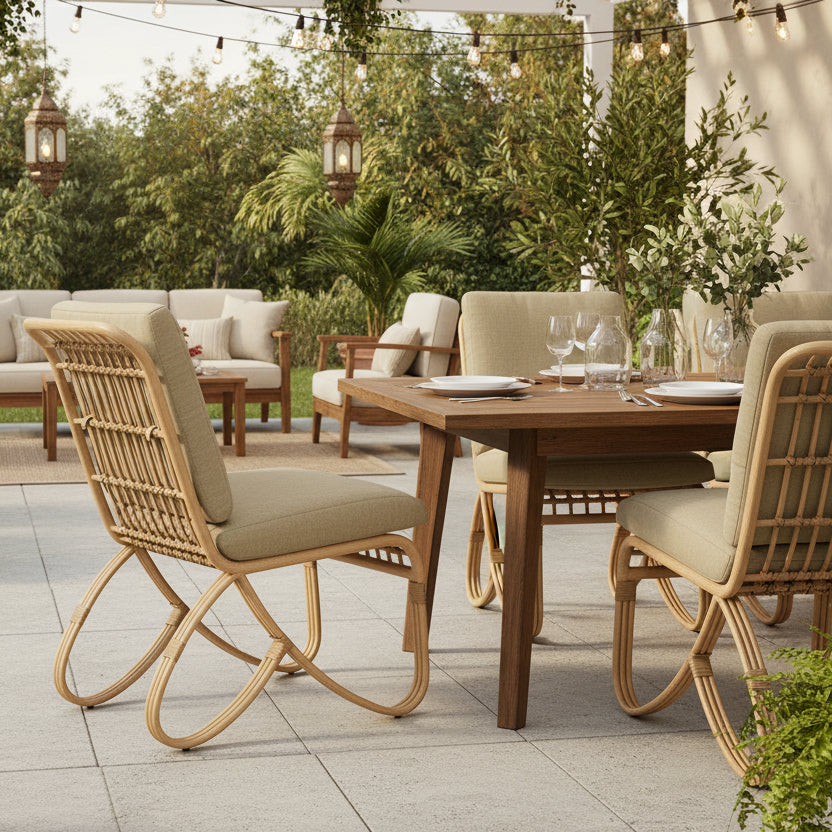 Lloyd Flanders Riviera Aluminum Outdoor Armless Dining Chair