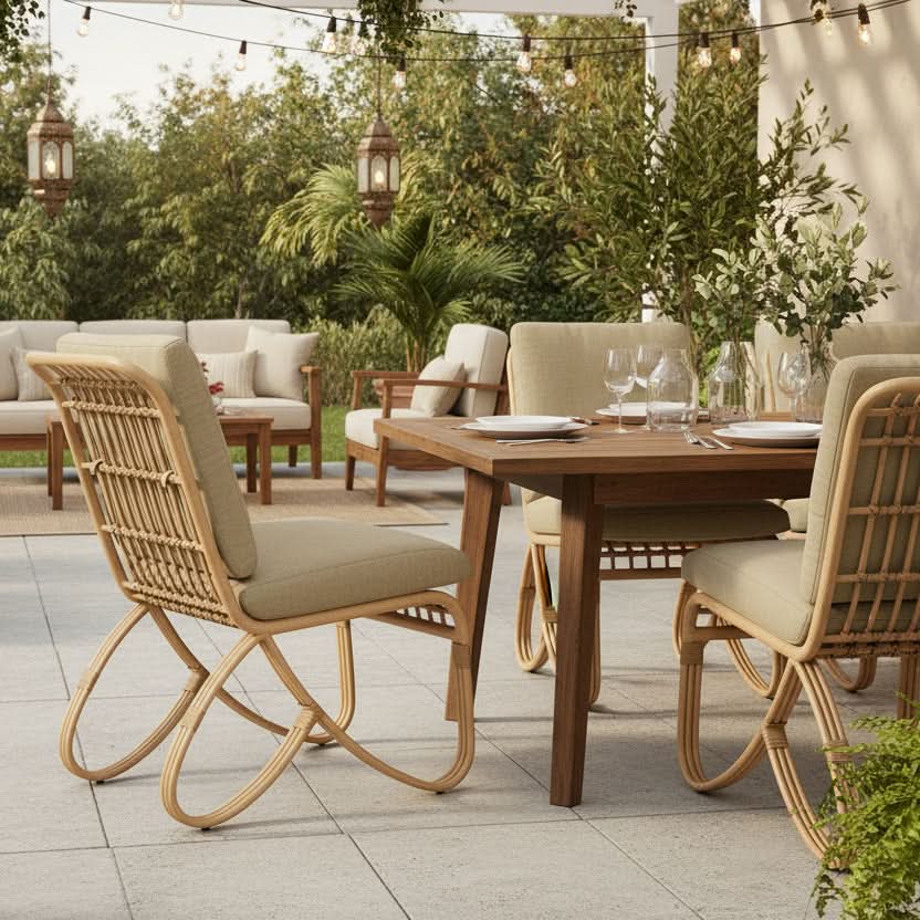 Lloyd Flanders Riviera Aluminum Outdoor Armless Dining Chair