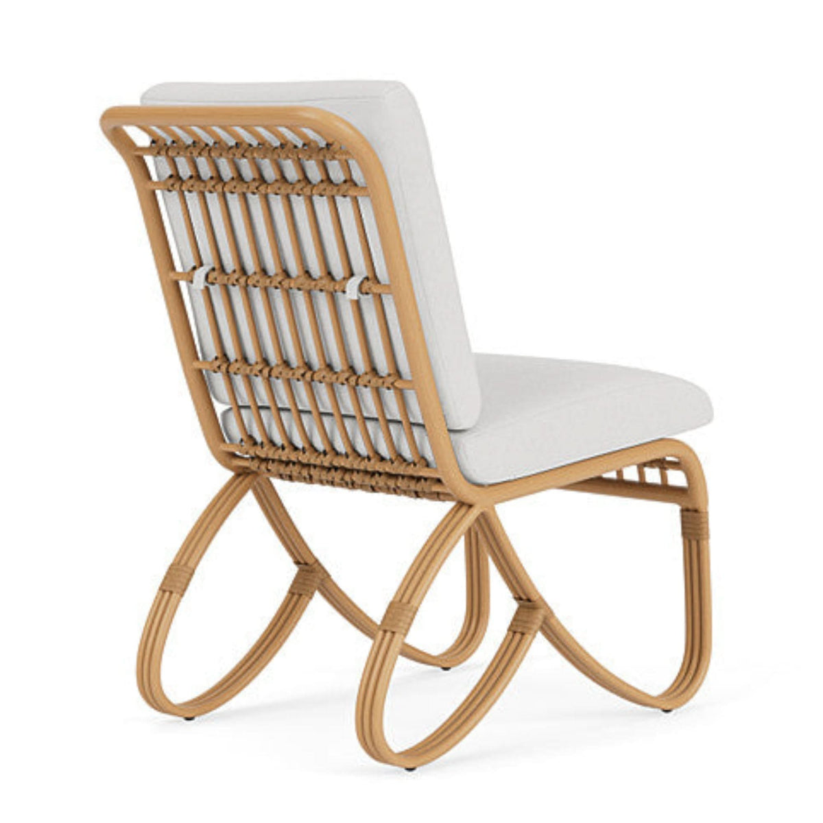 Lloyd Flanders Riviera Aluminum Outdoor Armless Dining Chair
