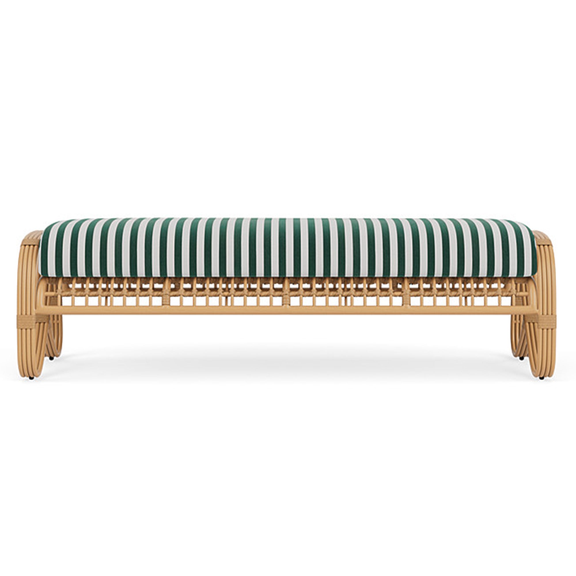 Lloyd Flanders Riviera Wicker Outdoor Garden Bench