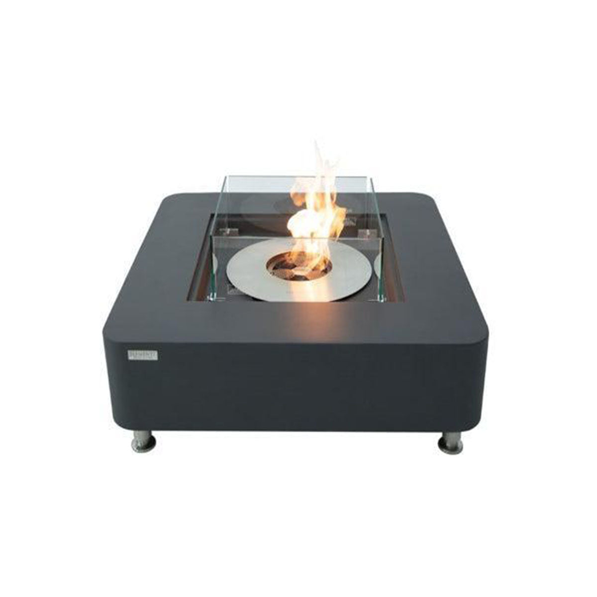 Elementi Perth 40" Square Concrete Ethanol Fire Table