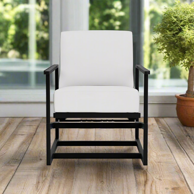 Lloyd Flanders Summit Aluminum Outdoor Spring Rocker Chair