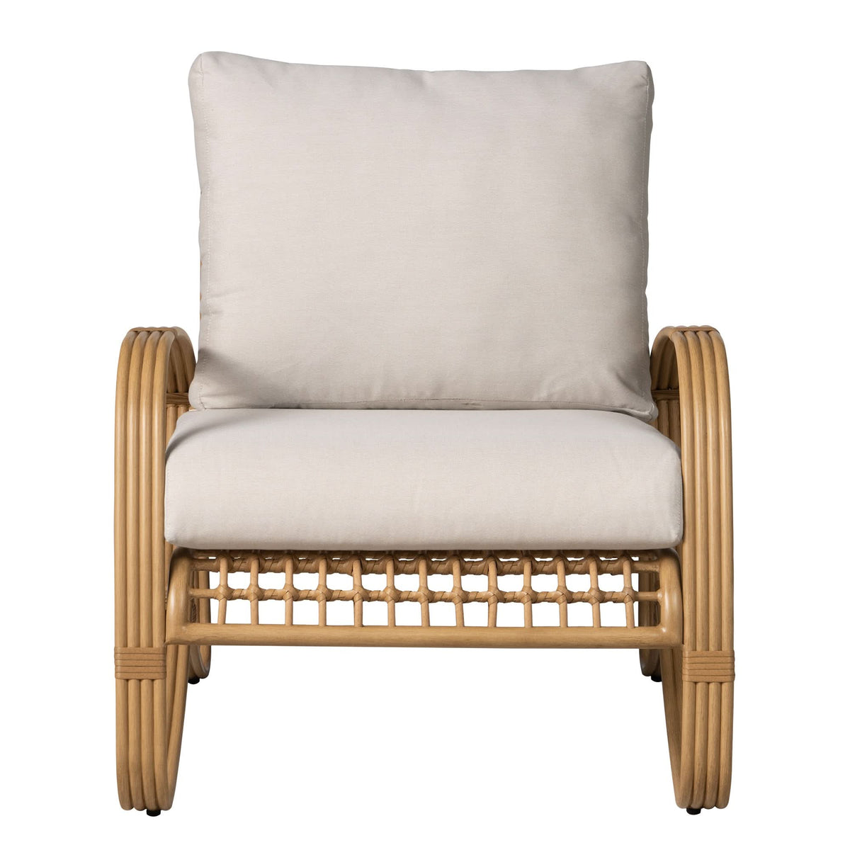 Lloyd Flanders Riviera Wicker Outdoor Lounge Chair