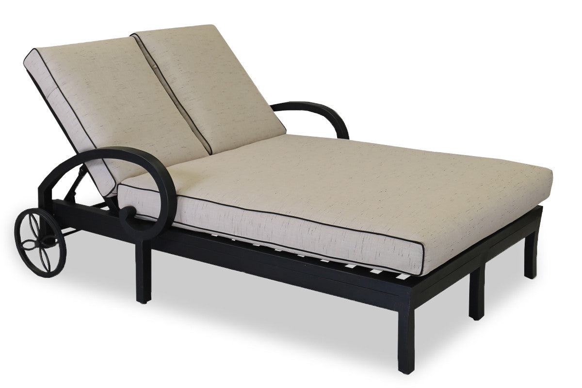 Sunset West Monterey Aluminum Outdoor Double Chaise