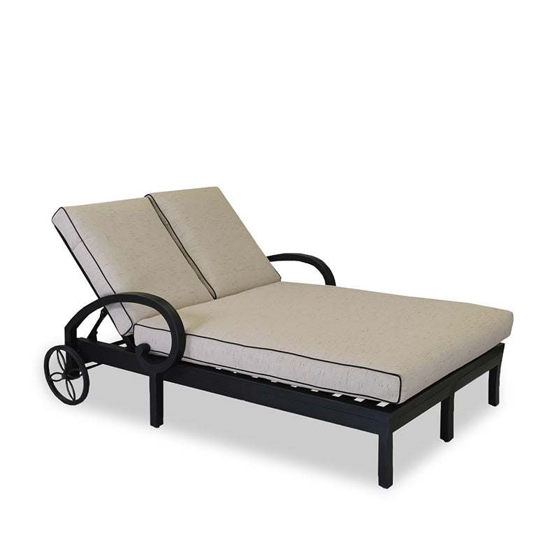 Sunset West Monterey Aluminum Outdoor Double Chaise