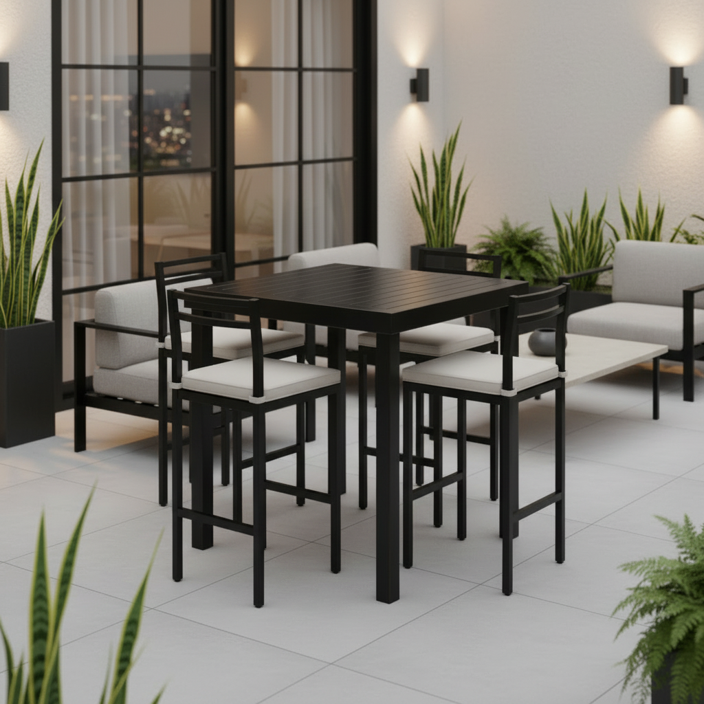 Sunset West Monterey Aluminum Outdoor Pub Table