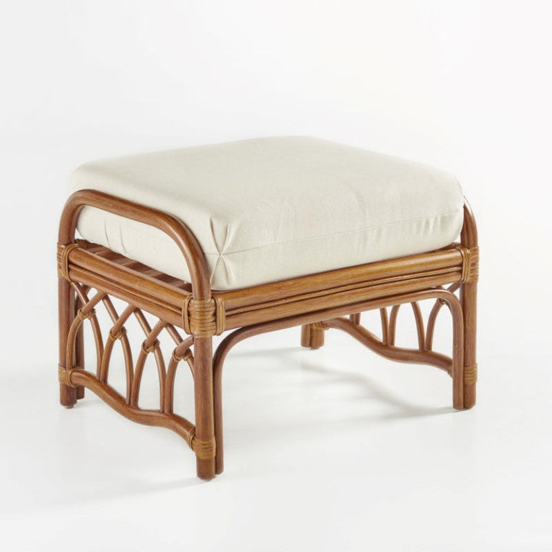 South Sea Rattan Antigua Rattan Indoor Ottoman