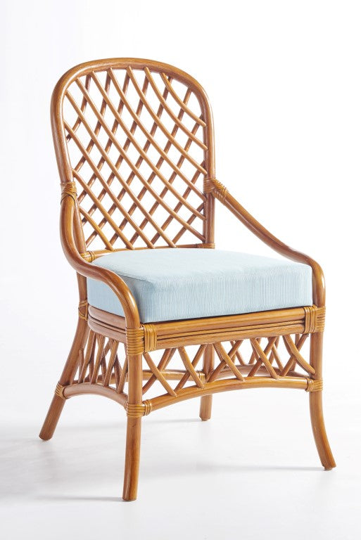 South Sea Rattan Antigua Indoor Dining Side Chair