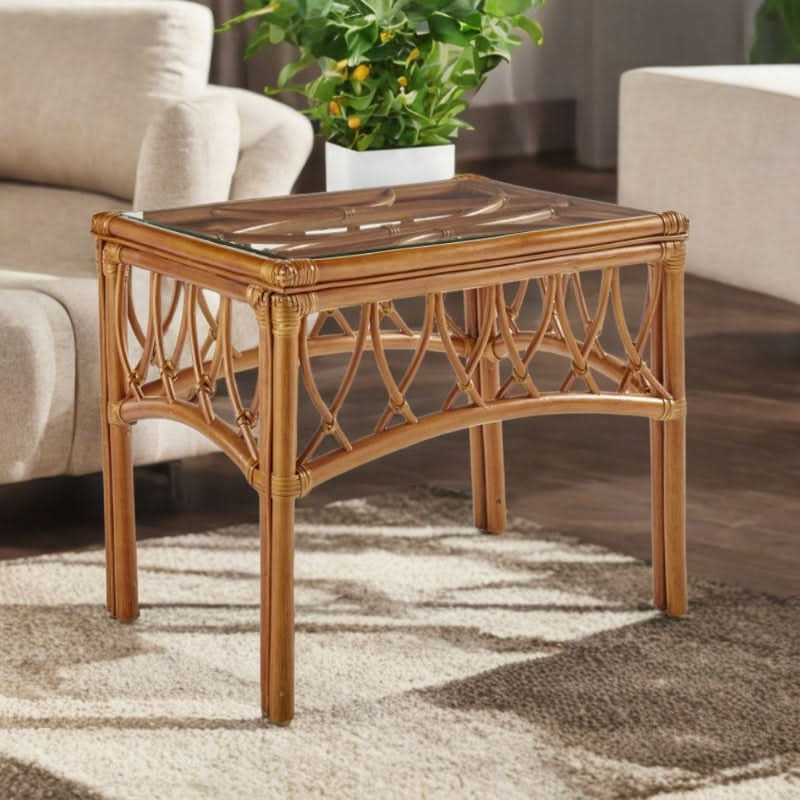 South Sea Rattan Antigua Rattan Indoor End Table