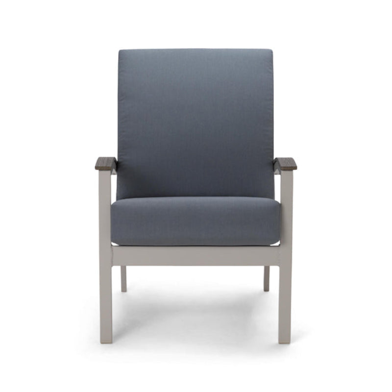 Telescope Casual Bazza Cushion MGP Aluminum Outdoor Arm Chair