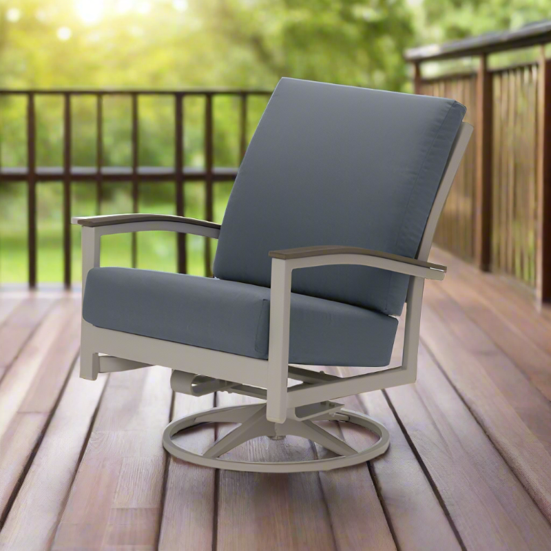 Telescope Casual Bazza Cushion MGP Aluminum Outdoor Swivel Rocker