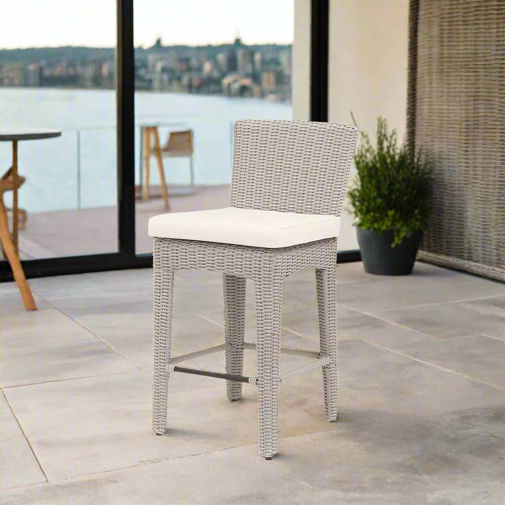 Sunset West Manhattan Aluminum Outdoor Bar Stool