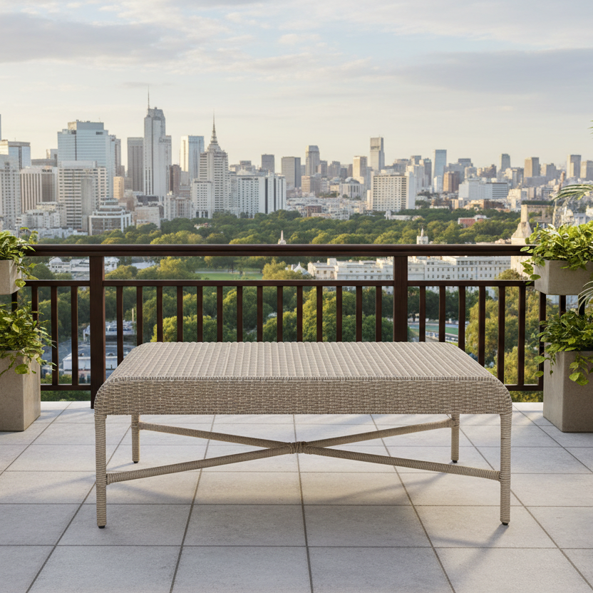 Sunset West Manhattan Aluminum Outdoor Coffee Table