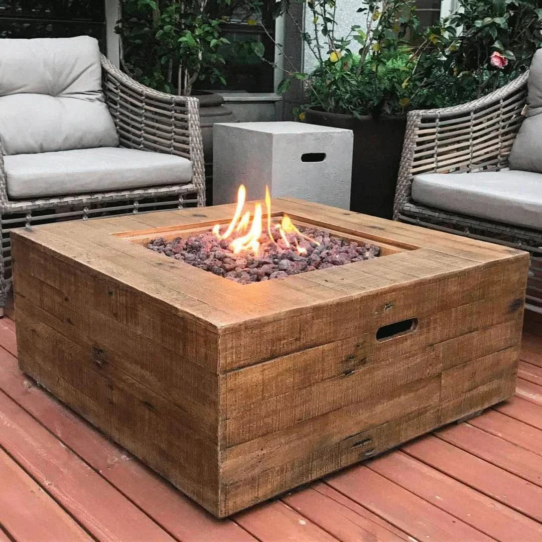 Elementi Modeno Wilton GFRC Outdoor Fire Table