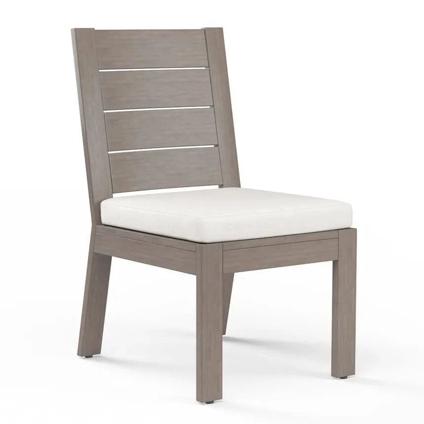Sunset West Laguna Aluminum Outdoor Armless Dining Chair