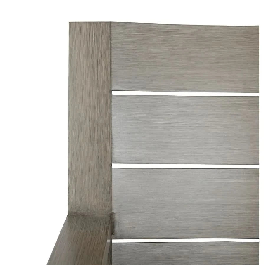 Sunset West Laguna Aluminum Outdoor Armless Dining Chair
