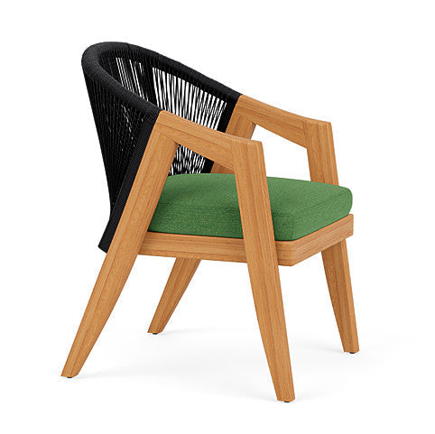 Lloyd Flanders Alpine Wicker Outdoor Dining Armchair
