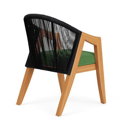 Lloyd Flanders Alpine Wicker Outdoor Dining Armchair