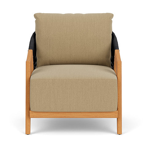 Lloyd Flanders Alpine Teak Outdoor Lounge Chair