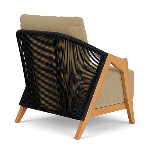 Lloyd Flanders Alpine Teak Outdoor Lounge Chair