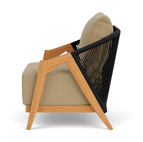 Lloyd Flanders Alpine Teak Outdoor Lounge Chair