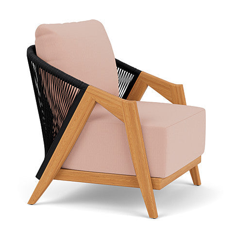 Lloyd Flanders Alpine Teak Outdoor Lounge Chair