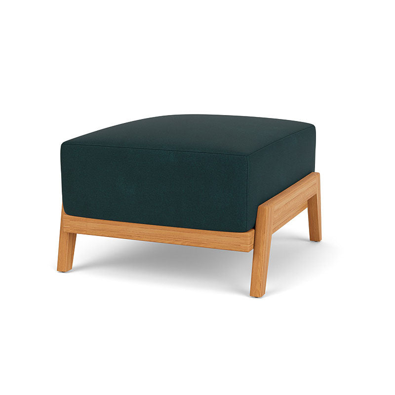 Lloyd Flanders Alpine Teak Outdoor Ottoman