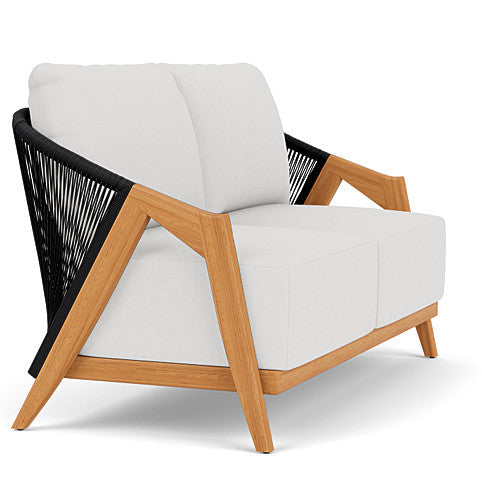 Lloyd Flanders Alpine Teak Outdoor Loveseat