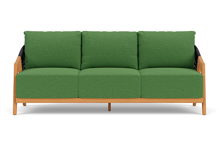 Lloyd Flanders Alpine Teak Outdoor Sofa