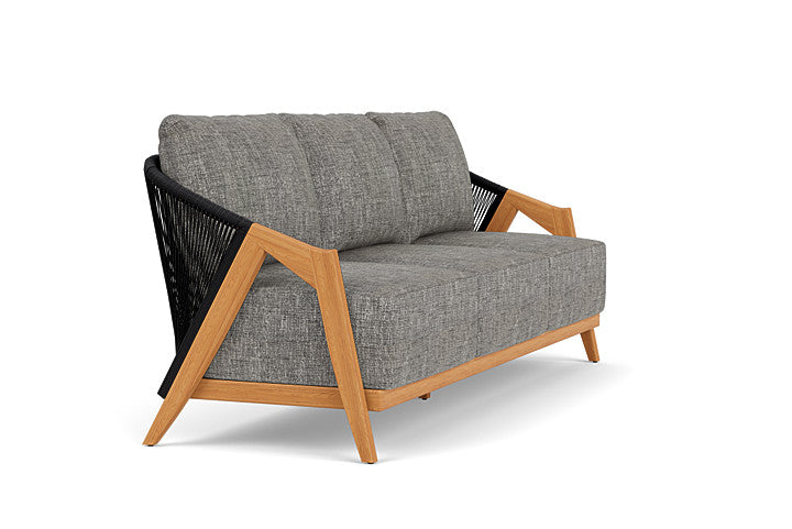 Lloyd Flanders Alpine Teak Outdoor Sofa